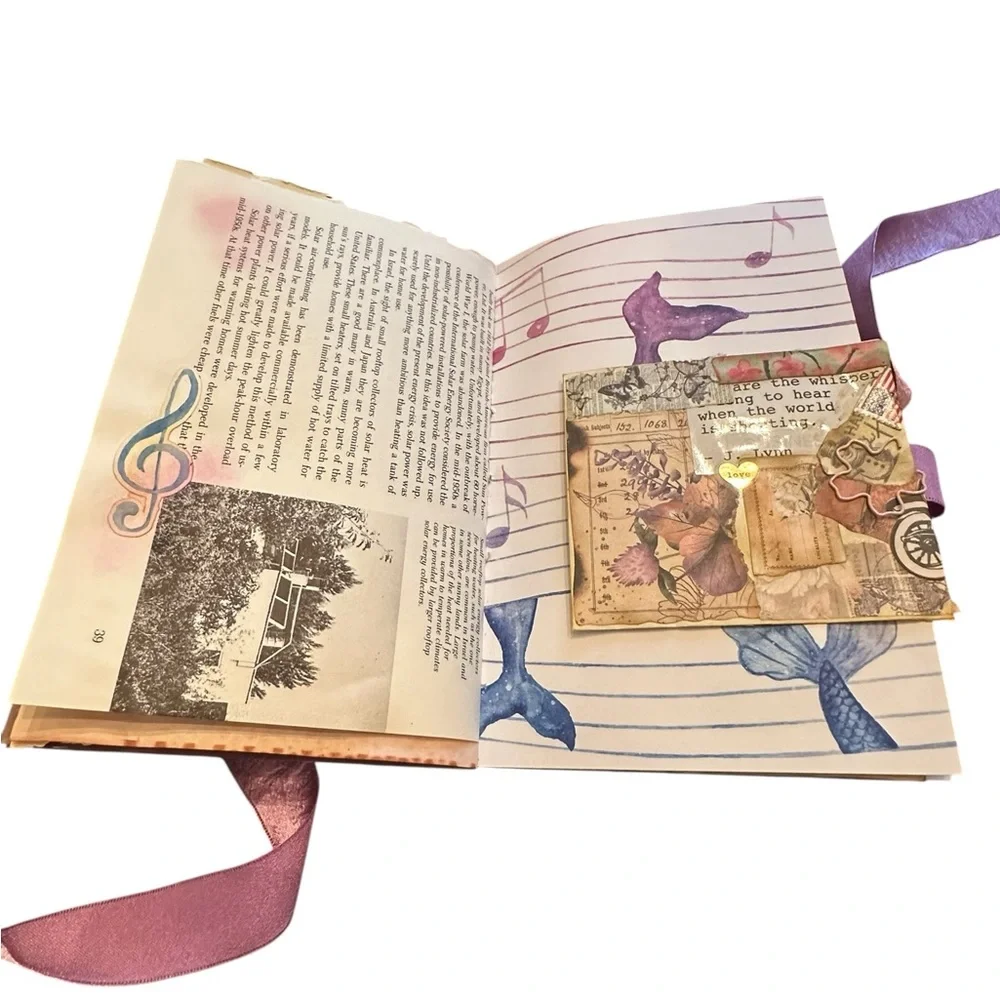 Handmade Under the Sea Mermaid Junk Journal